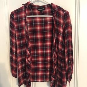 plaid sweater